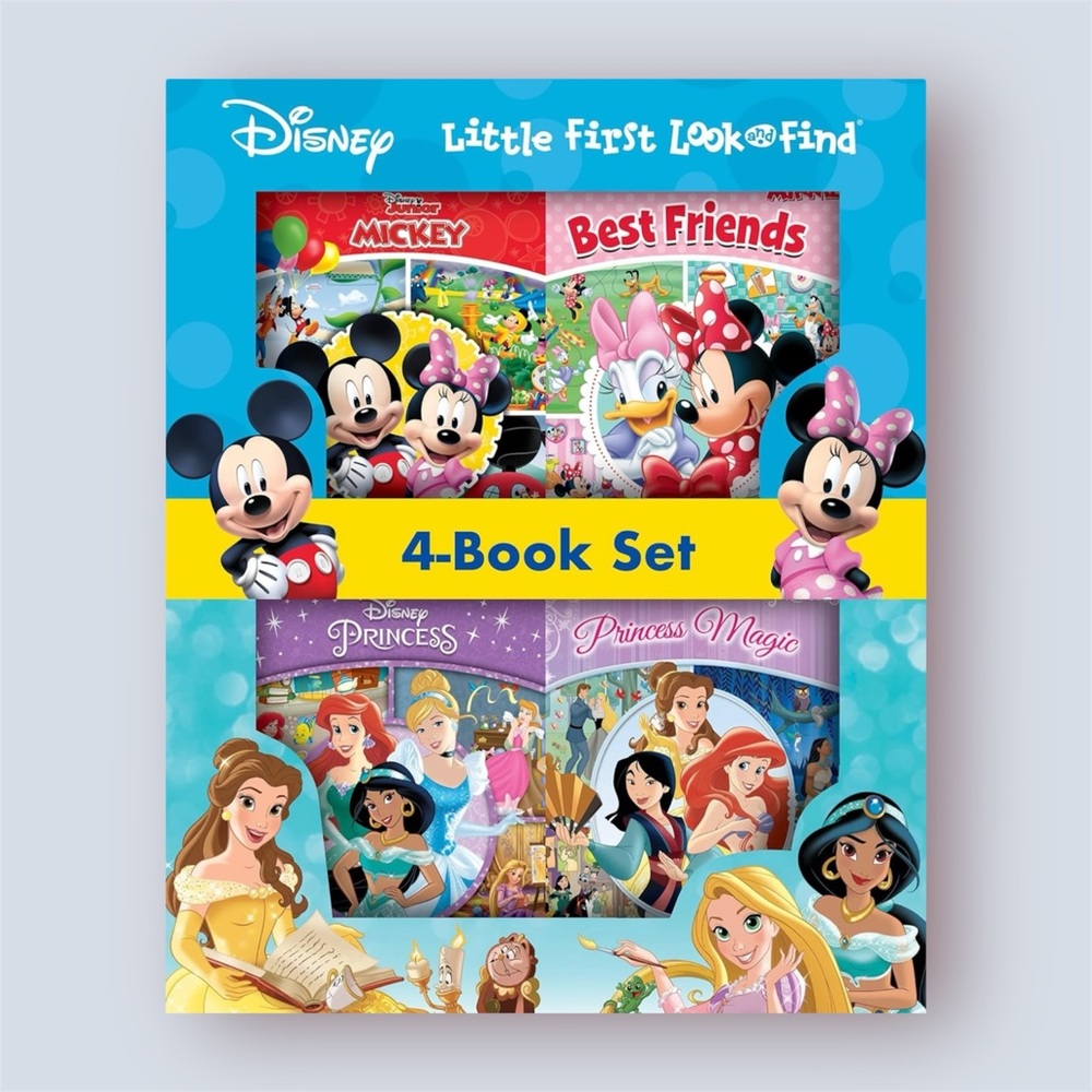 New Disney: Little First Look and Find 4-Book Set